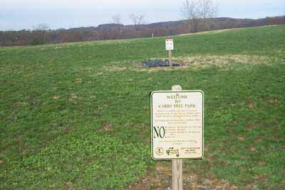 Carr's Mill sign